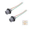 2x Pigtail Wire Female Socket 7440 W3X16D W21W Wiring Harness Turn Signal Light