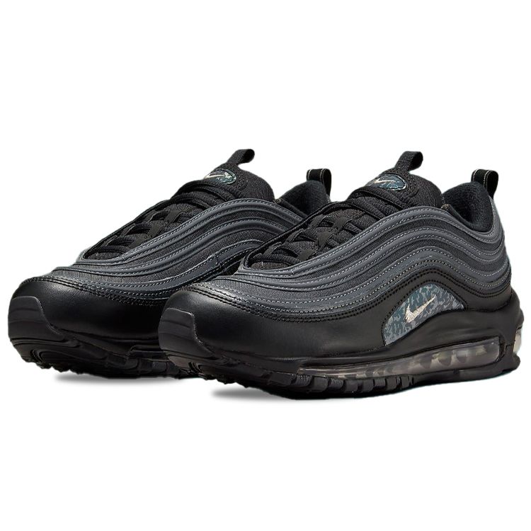 Nike Air Max 97 Черные оловянные женские кроссовки металлик антрацит DH0558-001