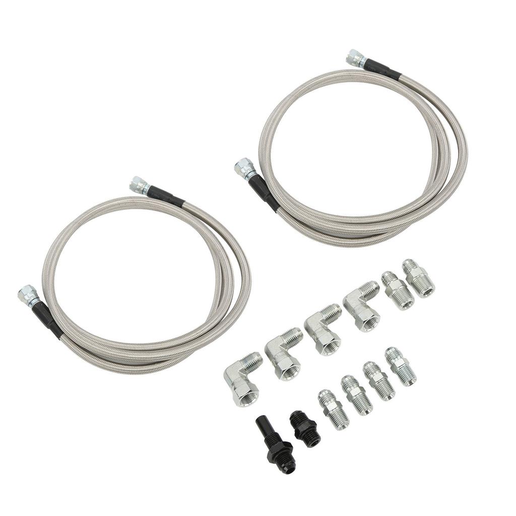 70-дюймовый шланг охладителя трансмиссии с адаптерами из нержавеющей стали, гибкая замена для автомобилей Chevy