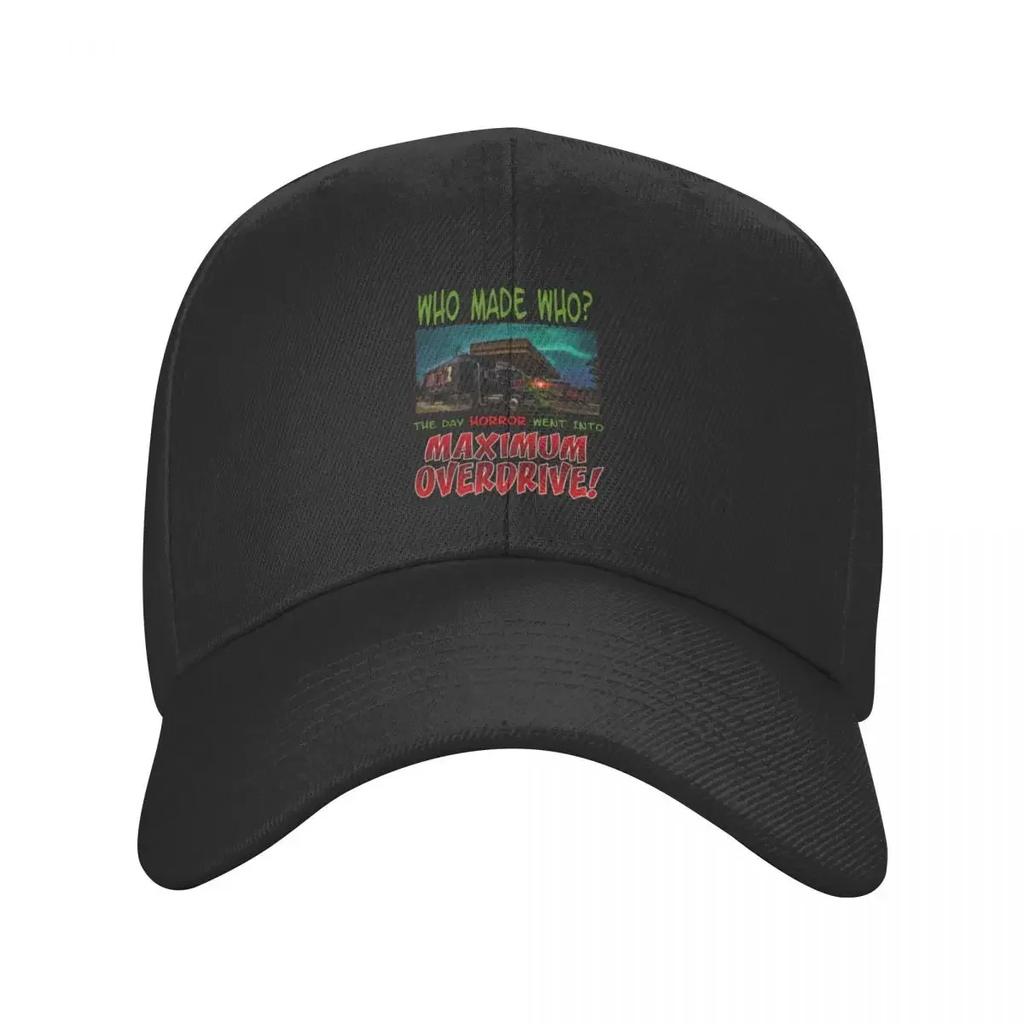 Maximum Overdrive Classic Baseball Cap sun hat funny hat Fishing cap Brand Unisex cap Womens Beach Visor Unisexs