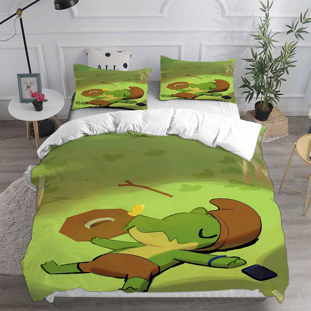 Lil Gator Game Bedding Sets Comforter Quilt Bed Cover Duvet Cover Pillow Case 2-3 Pieces Sets Kids Adult Size