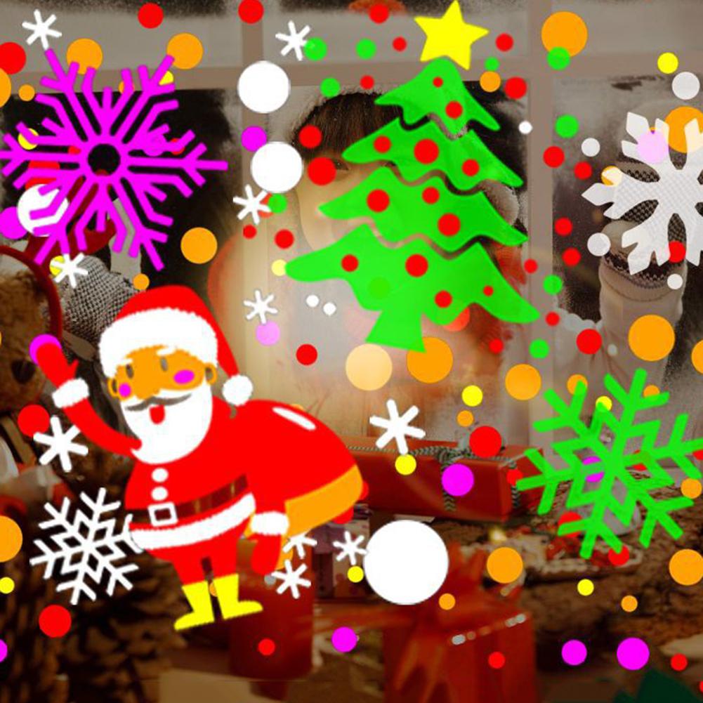 Рождественский светодиодный проектор с 16 мультяшными узорами, USB, вращающийся на 360° светильник-снеговик для праздничного украшения дома, сада, вечеринки