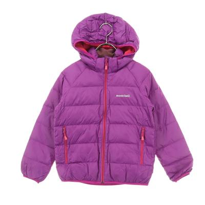 Английские буквы Куртка пуховик с длинным рукавом 130 Съемный капюшон Детская Б/у