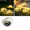 Energy Saving Solar Glass Ball Lights Waterproof Solar Lawn Lamp Outdoor Pebble Lamp  Pathway