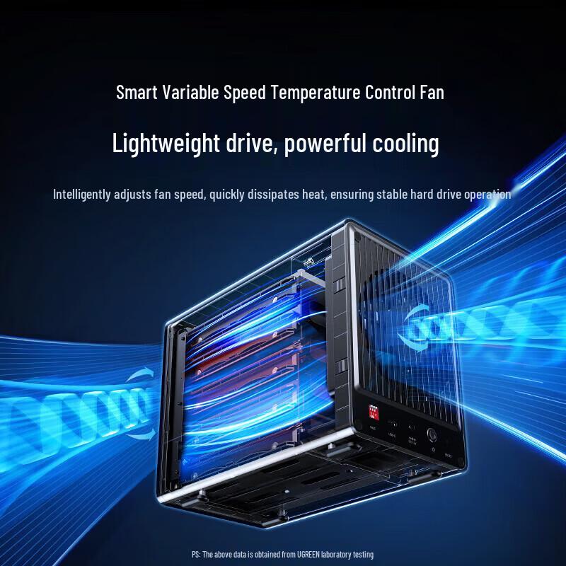 Ugreen Многоотсечный RAID-корпус CM646 для SATA-накопителей 2,5/3,5"