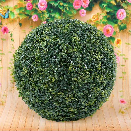 Устойчивые к УФ-излучению искусственные самшитовые шары для внутреннего и наружного украшения