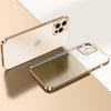 Роскошный матовый прозрачный силиконовый чехол с квадратной рамкой для Iphone 11 12 13 Pro Max Mini Xr X Xs 7 8 Plus Se 2020, мягкий тонкий чехол