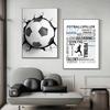 Abstract Modern Simple Football Creative Paintings Wall Art Canvas Posters and Prints for Living Kids Room Home Decor Pictures