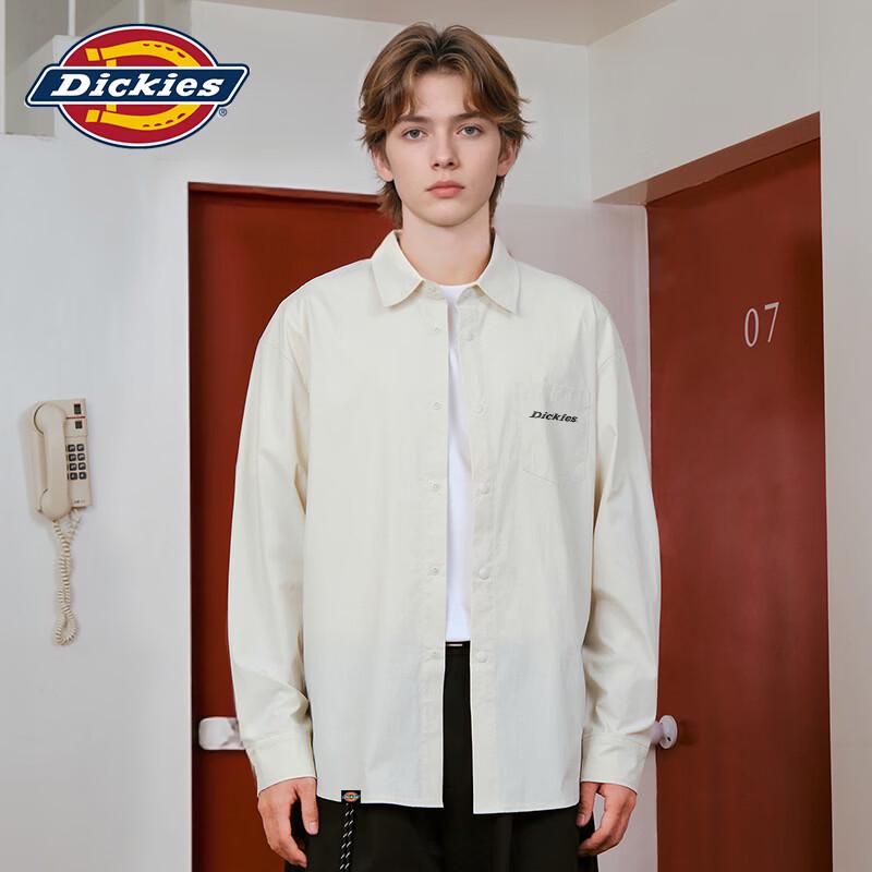 Мужская охлаждающая рабочая рубашка Dickies с длинным рукавом, защита от солнца