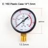 Аналоговый манометр Y60 от 0 до 1,6 МПа, от 0 до 230 PSI для систем воздушных компрессоров, совместимый с пневматическим оборудованием и оборудованием ОВК