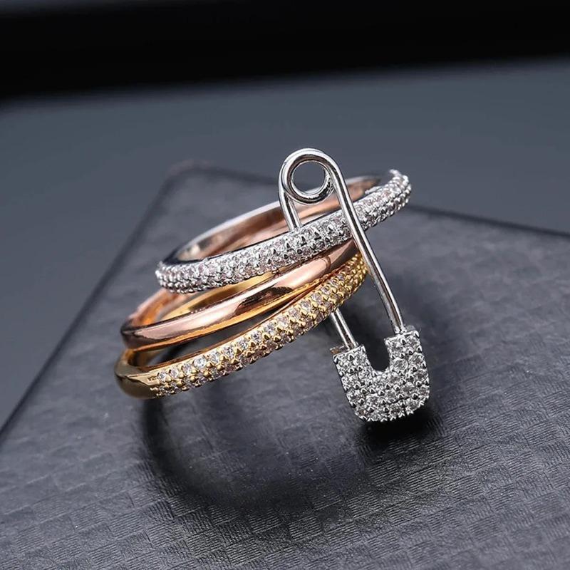 Золотые кольца для женщин, не тускнеющие, Позолоченные 14K, Изящные кольца для пальцев ногтей, Кольца-набор для суставов пальцев рук, Бижутерия