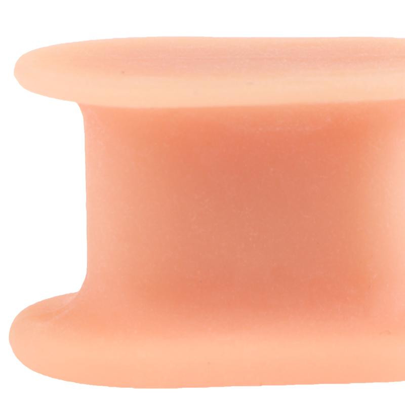 2Pcs I-Shaped Toe Splitter Gel Toe Separator Corrector Straightener Soft Silicone Toe Protector Spacer Foot Care Tool