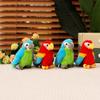 Simulation Plush Toy Parrot Bird Plush Stuffed Doll Children's Toy Cute Animal Birthday Toy Christmas Party Gift For Children