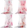 New Small Silk Scarf Women's Versatile Summer Thin Section Scarf Chiffon Sand Scarf Spring and Autumn White Gauze Scarf