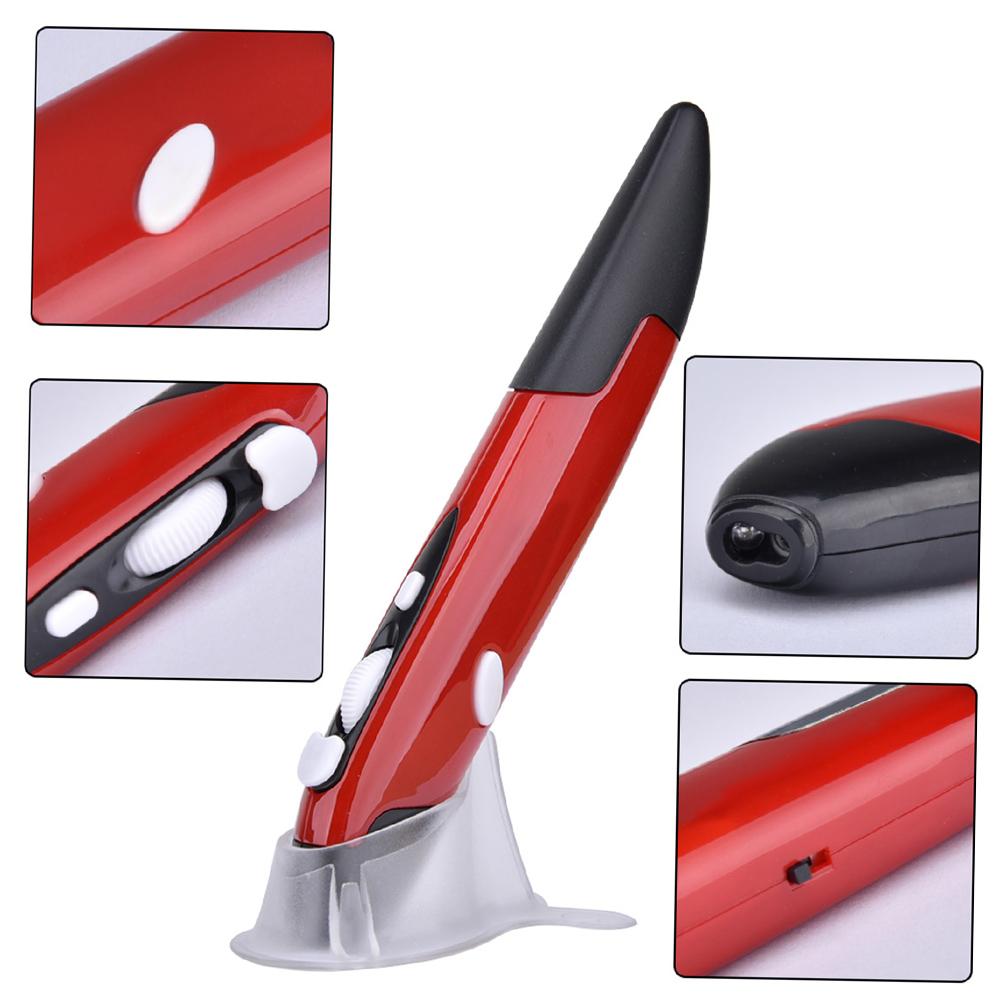 Беспроводная оптическая ручка 2,4 ГГц, регулируемая оптическая ручка-презентер с разрешением 500/1000 точек на дюйм для ПК Android