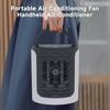 Portable Air-conditioning Fan with Light Handle Design Adjustable Low Noise Plug-Play Desktop Cooling Fan