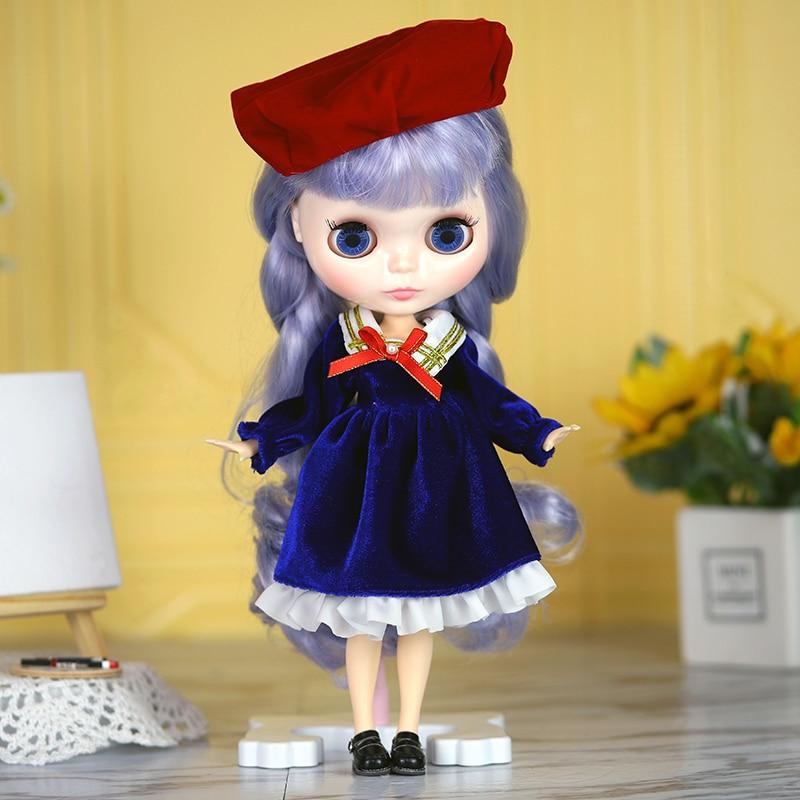 Кукла ICY DBS Blyth 1/6, аниме-кукла, шарнирное тело, белая кожа, глянцевое лицо, специальный комплект с одеждой, обувью и руками, 30 см, игрушка BJD