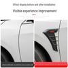 Universal Shark Fin Side Air Outlet Hood Fender Sticker for Car Decoration.