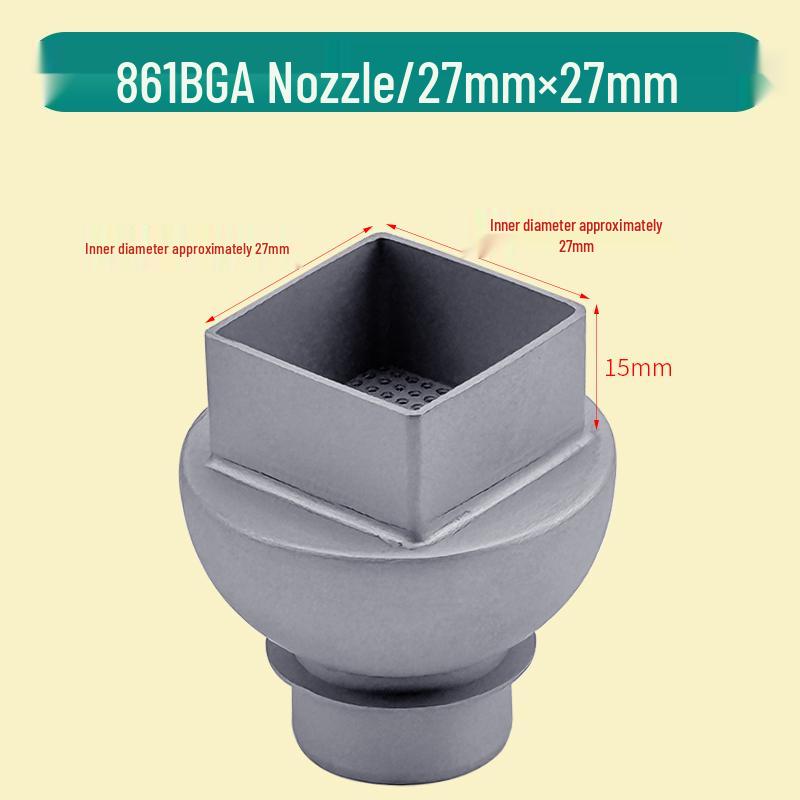 Compatible Square Nozzle for Quick 861DW Hot Air Gun - Perfect for BGA Desoldering