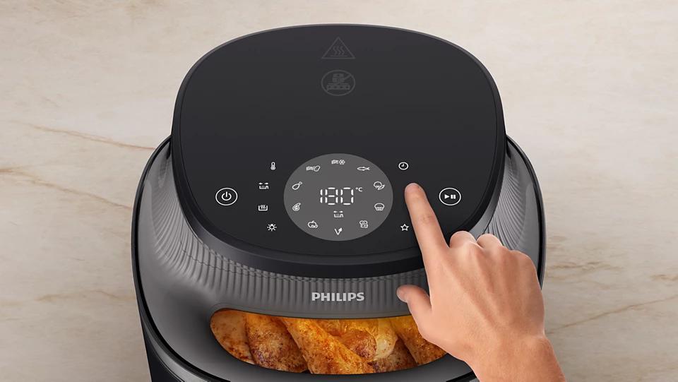 Philips Airfryer | NA322/00 3000 Series | Power 1400 W | Capacity 4.2 L | RapidAir Plus | Black