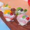 10Pcs Heart Shaped Dessert Cup Plastic Mini Mousse Cup Party Wedding Supplies Disposable