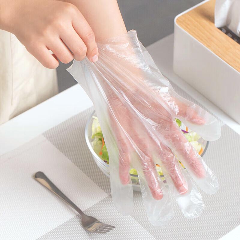 Chahua Food Grade Disposable PE Gloves (100 Pcs)