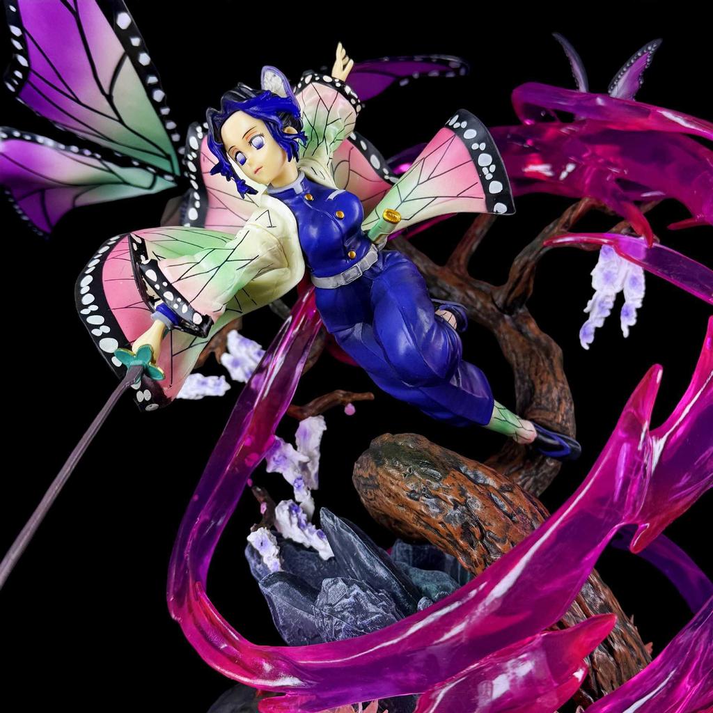 Истребитель демонов Gk Куб Кочо Шинобу 1/6 Резонанс Вторая Пуля Статуэтка Ручная Настольное Украшение Аксессуары В Коробке Фигурки Игрушка