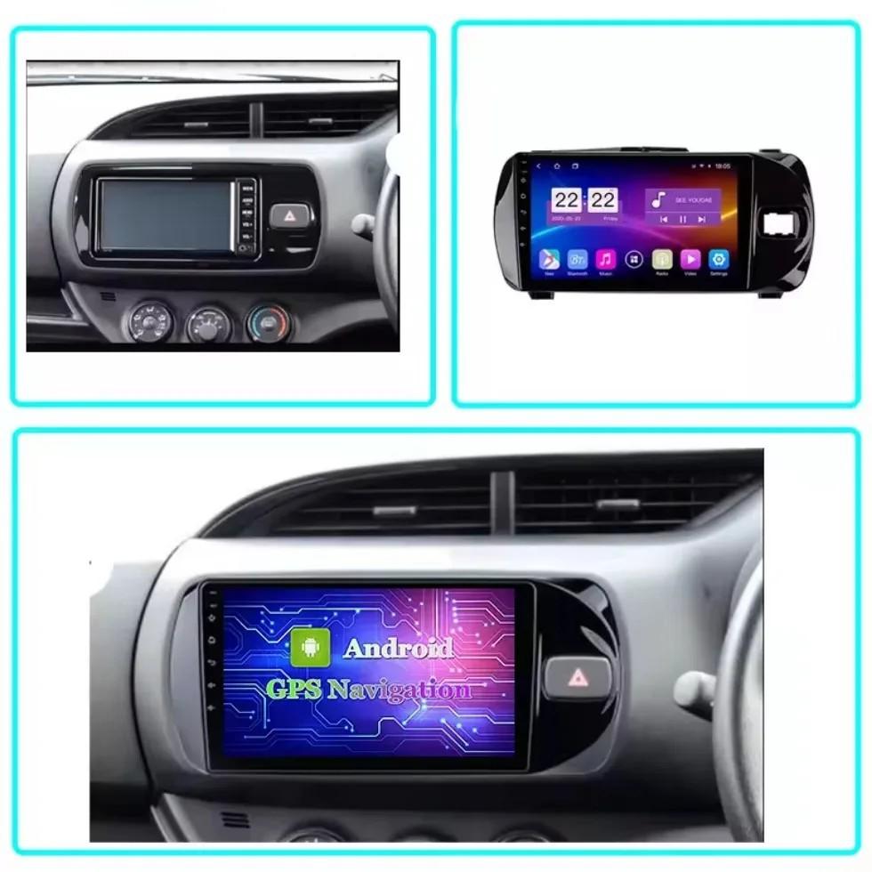 9-дюймовый автомобильный адаптер для приборной панели Android Radio Audio Dash Fitting Panel Kit для Toyota Vitz 3 XP130 Yaris 2015-2020