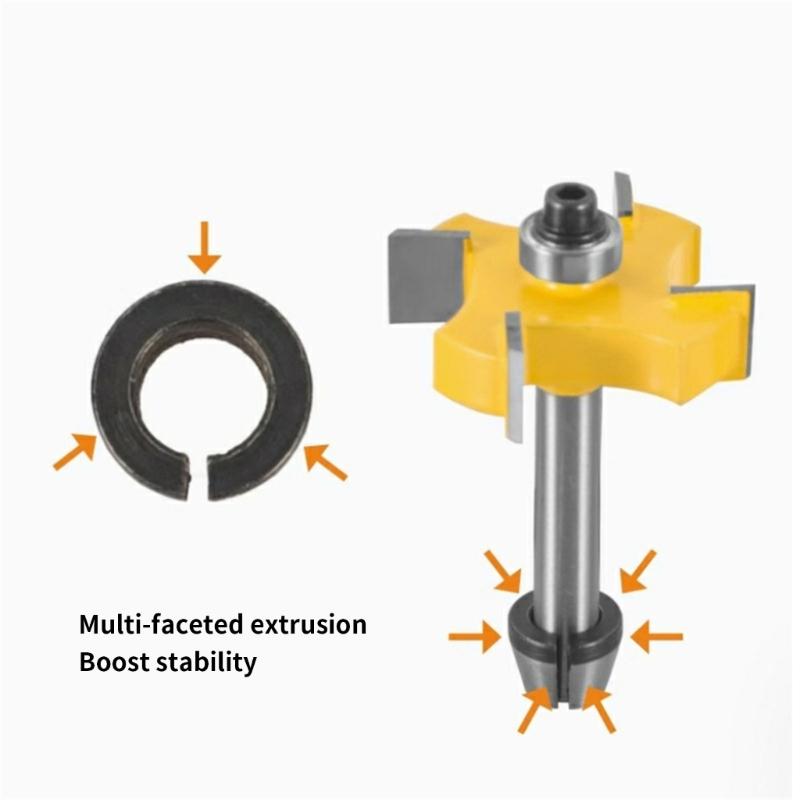 Multiple Size Compatible Router Collet Adapter Fit Various Engraving Tool and Bit for Flexible Woodworking Applications