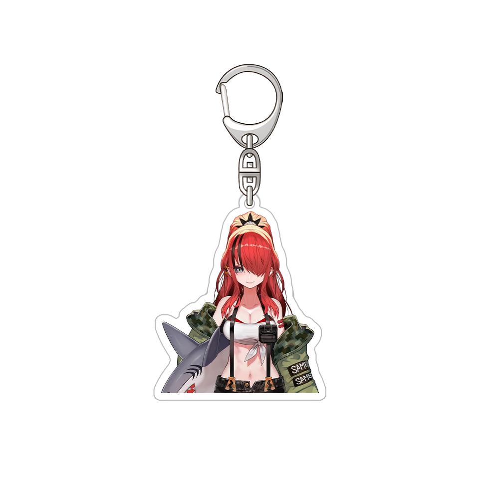 Nijisanji Юхи Рири Шишидо Акари Хигучи Каэдэ Кэнмоти Тоя Дебидеби Дебиру Официальный Акриловый Брелок Подвеска для Сумки Подарки для Фанатов
