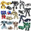 Children Toys Mini Transformation Robot Kit Toys Models 2 In 1 Deformed Car Toy Robots Toys for Kids Gift  Action Figure