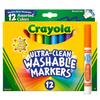 Маркеры Crayola 12 Ярких Номер продукта 587812 Смываемые водой Ручки, Цвета, Наконечник, Оригинальный,