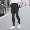 Мужские узкие черные брюки Nine-Point: Корейский стиль, Модный, Универсальный, Повседневный, Весна/Осень