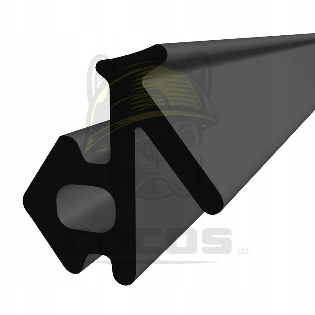 Seal for PVC windows S-834x VEKA BLACK 1m