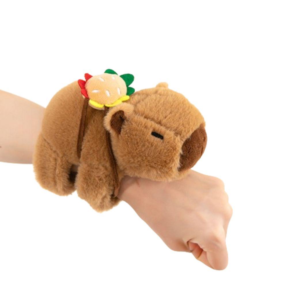 Серия браслетов с капибарой-грызуном, имитация капибары, плюшевый браслет на запястье, рождественская игрушка