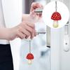 Keychains Funny Hanging Ropes Ornament Bag Outing Pendant Simulation Mushrooms Keyrings Creative Cute 1pc