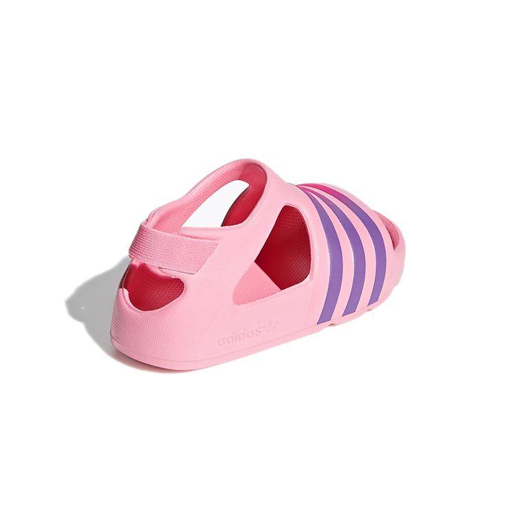 adidas Оригинальные сандалии Adilette Series, удобные, нескользящие, спортивные, низкие, детская обувь, розовые, CG6598