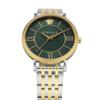 Часы Зеленый циферблат Сапфировое стекло Кварцевые 42MM Швейцарские часы I Watch Brand VEKA00922 Золото [Versace] V-Eternal [Товар]
