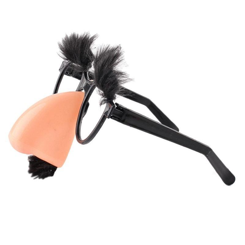 1 шт. Хэллоуин Черная Борода Очки Пластик Большой Нос Смешной Трюк Дурак Реквизит Детские Очки Шоу