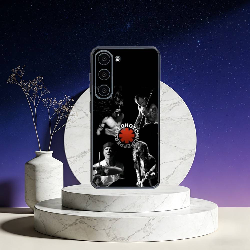 Red Hot C-Chili Peppers Band Phone Case For Samsung Galaxy A73,A72,A71,A70,A53,A52,A51,Others Soft Black Cover