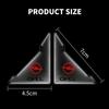 BSXU8 2Pcs Car Door Corner Cover Transparent Collision Protector For Opel insignia Astra H G J Antara vectra Vivaro corsa c d zafira
