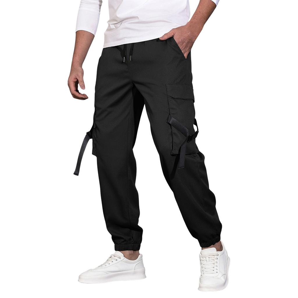 Casual Sports Pants Men's Loose Long Panel Fitness Running Training Pants
