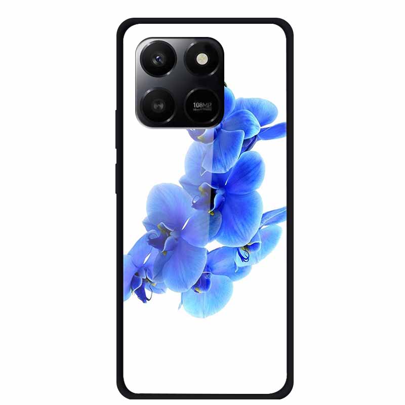 Glass Case For Honor X7d Play 10T 5G Case Soft Bumper Hard Tempered Glass Back Cover For Honor 400 Smart 2025 Phone Cases Fundas