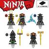 Ninjago Forbidden Five Kur Nokt Minifigure Weapon Building Block Toy Set Compatible Bricks