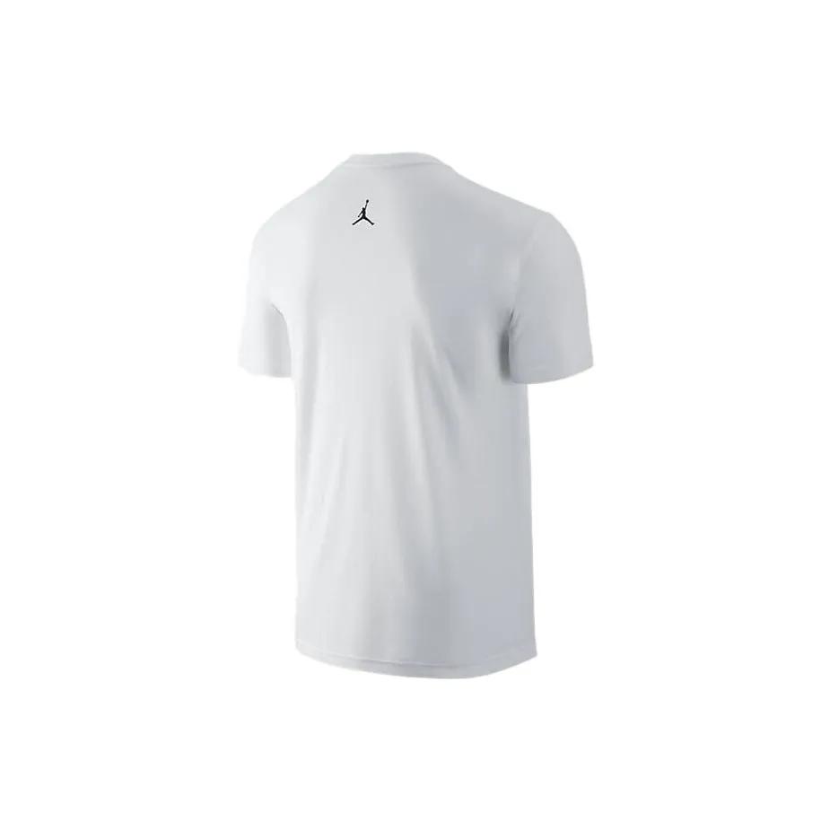 Jordan 13 T Shirts Unisex White Crew Neck Moderate (Unisex) T-Shirts 777550 100