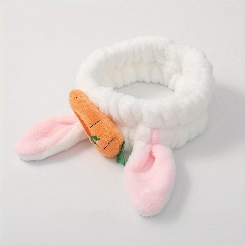 Женские эластичные резинки для волос из кораллового флиса, мягкие, моющиеся, для лица, модные аксессуары для волос, милые, милые украшения для волос для девочек