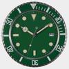 1pc 13 inch luxury creative metal wall clock, living room and study decoration wall clock, fluorescent clock dial, battery free