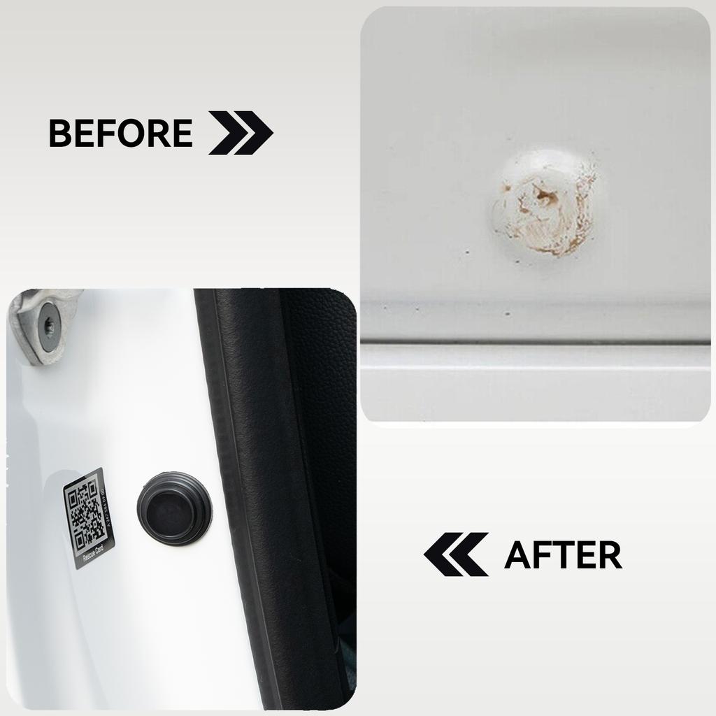 20pcs set-Car Door Anti-Collision Pad Sound Insulation W/ Shock Absorbing Gasket