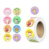 500Pcs/Roll Little Red Flower Praise Stickers Animal Inspirational Stickers Reward Stickers