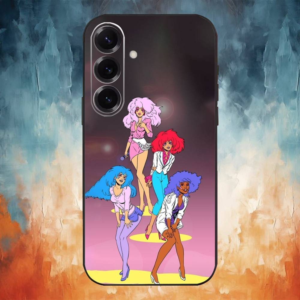 Чехол для телефона J-Jem And The Holograms для Samsung Galaxy A73, A72, A71, A70, A53, A52, A51, Другие Мягкий Черный Чехол